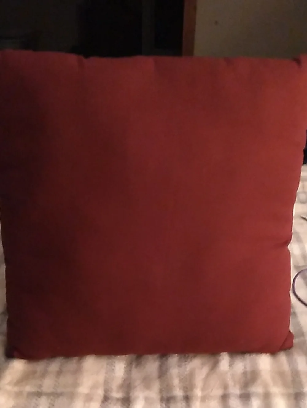 Vintage Snowman Christmas Pillow. Picture By Lisa Hilliker
